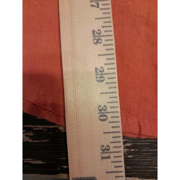 Terzo Millennio Womens Linen Quiet Luxury Beach Vacation Hi Lo Sz Large Top - Picture 6 of 7